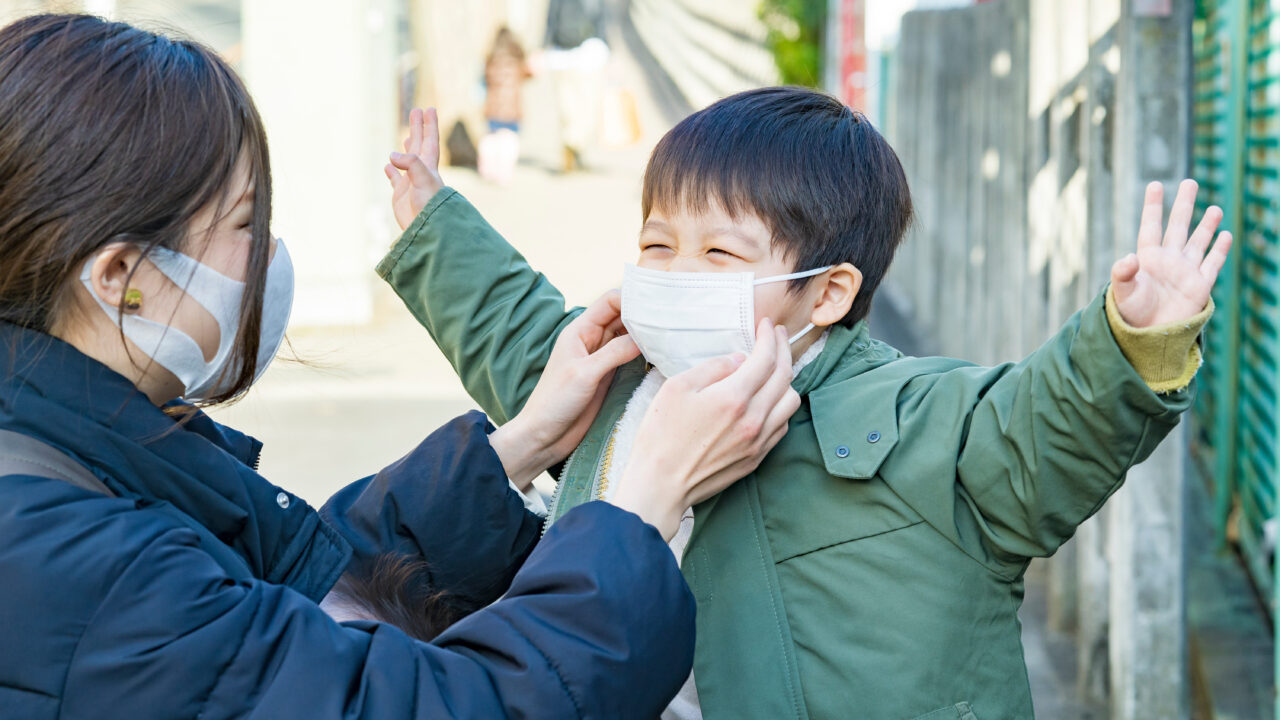 子供用マスクサイズ　年齢